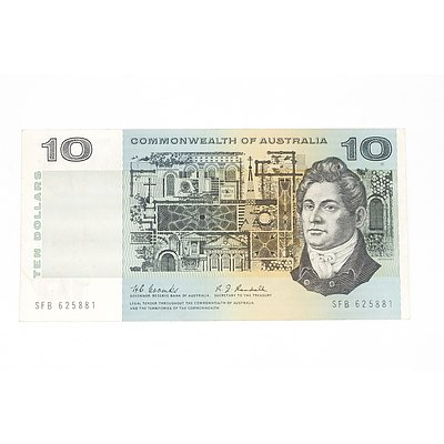 1967 Commonwealth of Australia Coombs / Randall Ten Dollar Note, SFB625881