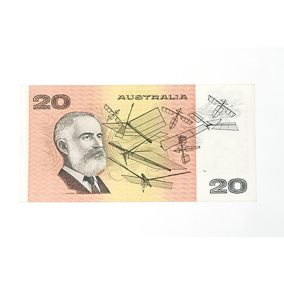 1985 Johnston / Fraser Twenty Dollar Note, EKK330885