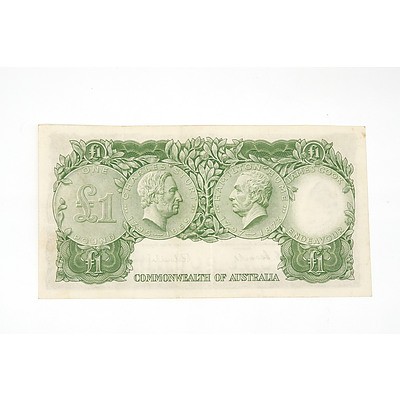 1953 Coombs / Wilson One Pound Note, HB19322110