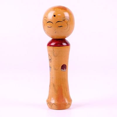 Japanese Wooden Kokeshi Doll