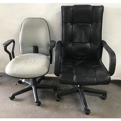 Office Chairs -Lot Of Two