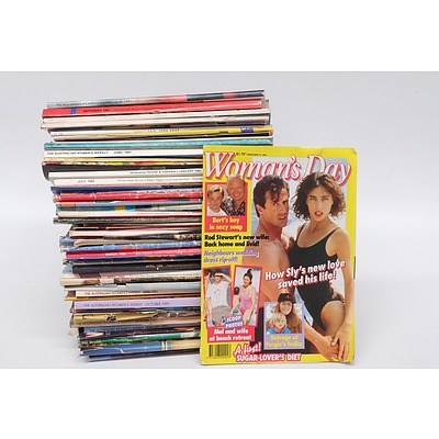 50+ Assorted Old Womens Weekly, Woman''s Day Magazines and More