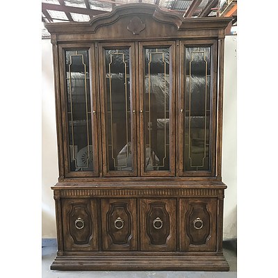 Drexel Heritage Walnut Display Cabinet (1st of 2)