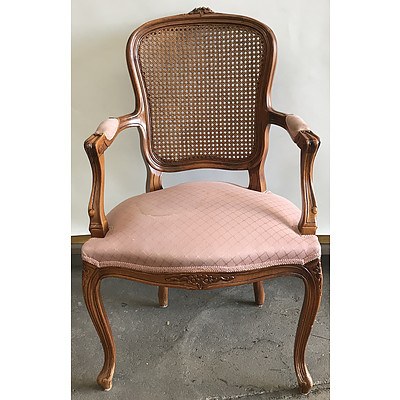 Louis Style Carved Beech Side Chair