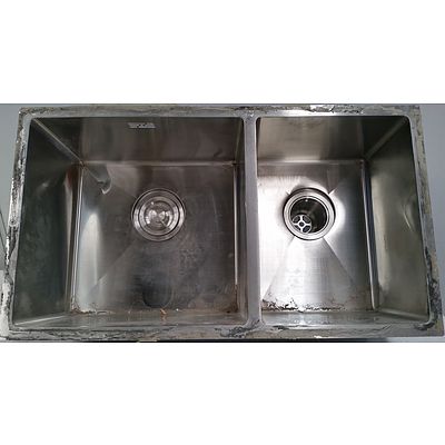 Dual Bowl Stainless Steel Sink - New