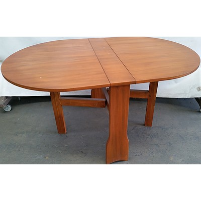 Maple Oval Drop Sided Dining Table