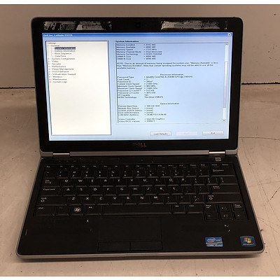 Dell Latitude E6220 12.5-Inch HD Core i5 (2540M) 2.60GHz Laptop