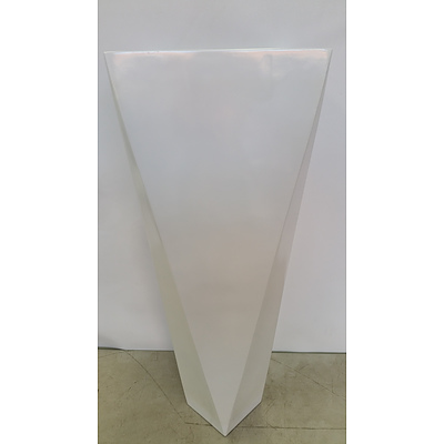 36cm Fibreglass Tapered Wedge Indoor Planter - Brand New
