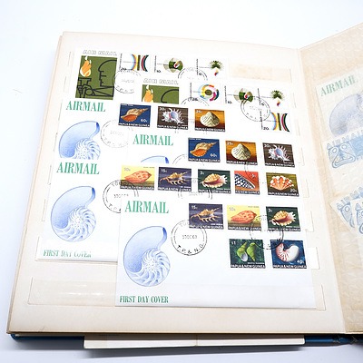 Large Collection of Pre Independence New Guinea First Day Covers in Folder