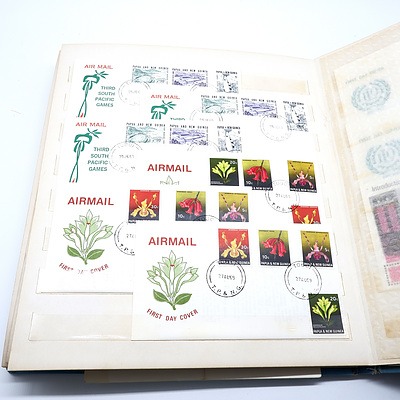 Large Collection of Pre Independence New Guinea First Day Covers in Folder
