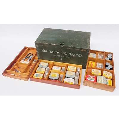 Military Box with Large Assortment of Fishing Lures, Hooks and More