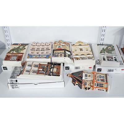Seven Hazle Ceramics Model Shopkeeper Facades Wall Plaques