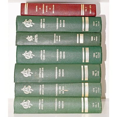 Group of Vintage Horse Stud and Jockey Club Books
