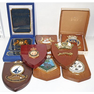 Group of Military Wall Plaques