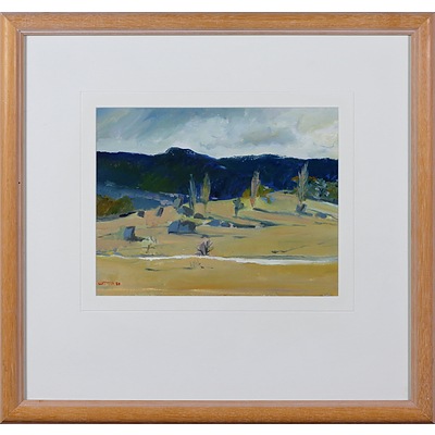 Neville Weston (Britain Australia 1936-) Untitled 1988, Oil and Gouache on Paper