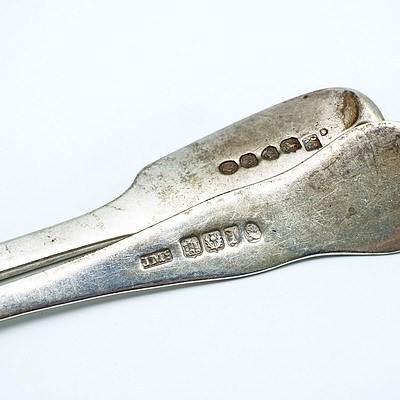 Two Various Georgian Sterling Silver Entree Spoons