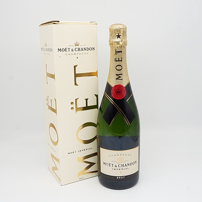 One Bottle of Moet & Chandon Brut Champagne 750ml