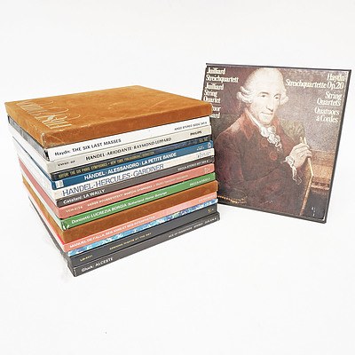 Haydn Streichquartette Op.20, First Edition Neiman-Marcus and More, 15 33RPM Hard Cover Record Sets