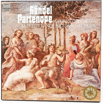 Handel Partenope (Opera in Drei Akten) La Petite Bande Sigiswald Kuijken, 33RPM in Hard Cover Case