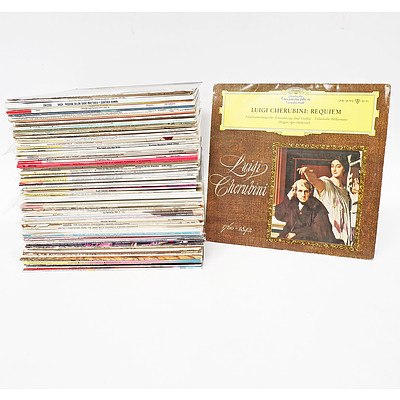 Luigi Cherubini Requiem, Bach/Glenn Gould The Art of The Fugue and more, 33RPM Records in Cases