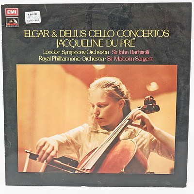 Elgar & Delius Cello Concertos Jacqueline Du Pre, 33RPM