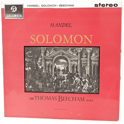 Handel Solomon Sir Thomas Beecham Bart., 33RPM