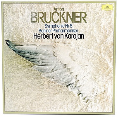 Anton Bruckner Symphonie Nr.8 Berliner Philharmoniker Herbert von Karajan, 33RPM in Hard Cover Case