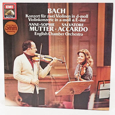 Bach Konzert zwei Violinen in d-moll Violinkonzerte in a-moll & E-dur English Chamber Orchestra, 33RPM