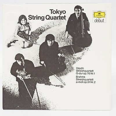Tokyo String Quartet Haydn Streichquartett G-dur op.76 Nr.1, Brahms Straichquartett a-moll op.51 Nr.2, 33RPM