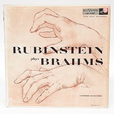 Rubinstein plays Brahms, LP 33RPM