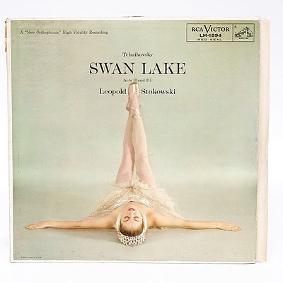 Tchiakovsky Swan Lake Acts II and III Leopold Stokowiski, LP 33RPM
