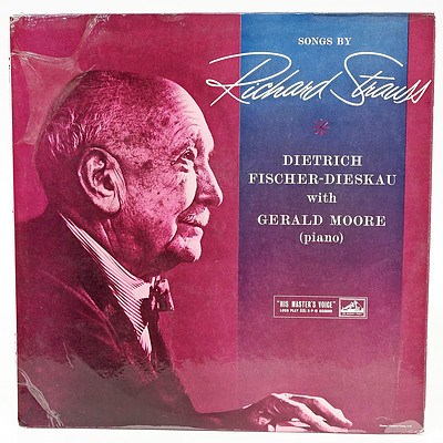 Songs By Richard Strauss Dietrich Fischer-Dieskau with Gerald Moore, LP 33RPM