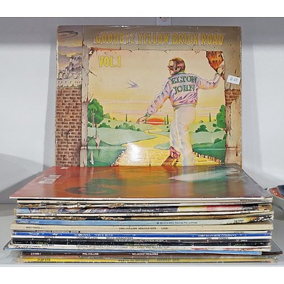 Collection of Various Records, Including Meatloaf, Springsteen and Elton John