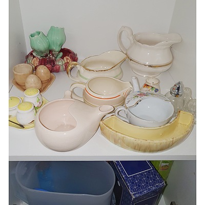 Extensive Kitchen Contents, Including English China, Table Ware, Flatware and Much More