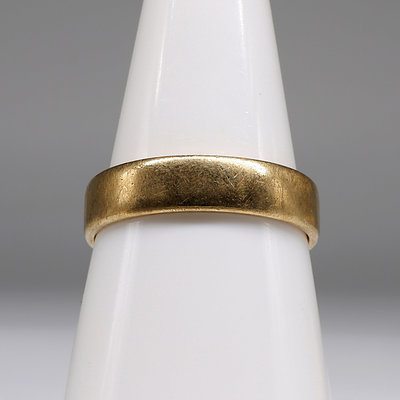 9ct Yellow Gold Wedding Ring, 3.5g