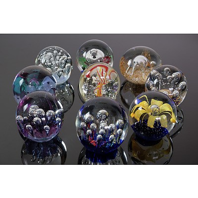 Nina Large Art Glass Dumps, Including Abacus, Lanshing and More