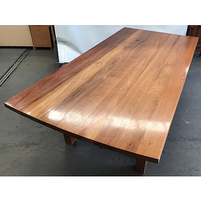 Solid Oak Boardroom Table