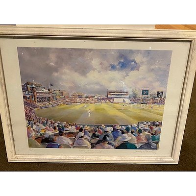 Old Trafford Cricket Ground - Ashes Framed Print