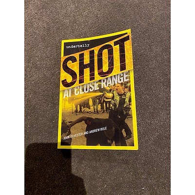 Book - Shot at Close Range - Signed and Written by John Silvester