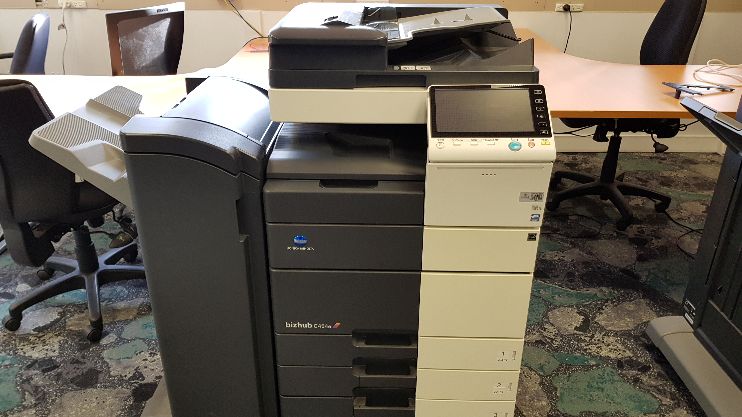 Konica Minolta Bizhub C454e Lot 1124014 Allbids