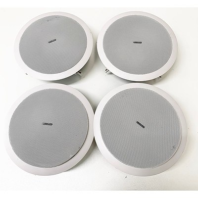 Euroshine 8" Ceiling Speakers - Lot of 4