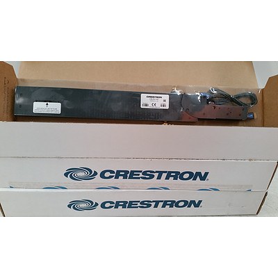 Crestron FT-600 Flip Top Cable Hub Housing and Crestron CBLR2-HD Cable Retractor For HDMI to HDMI Cable - Lot of Six Sets  - Brand New - RRP $1320.00