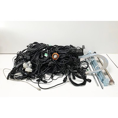 Assorted Cables, Power Boards and More