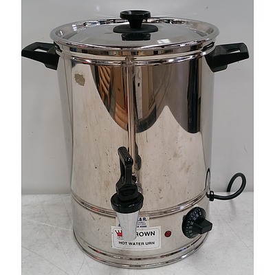 Crown 10 Litre Stainless Steel Hot Water Urn