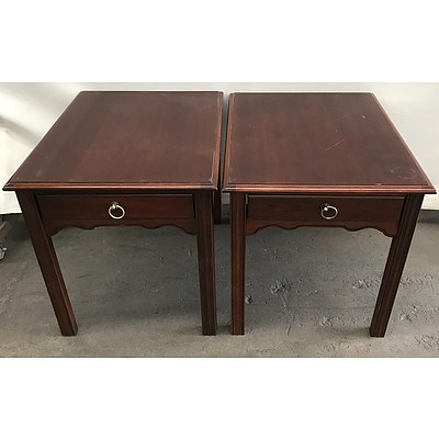 Pair Of Drexel Heritage Occasional Tables