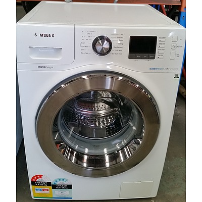 Samsung Digital Inverter Bubblewash 7.5 Kg Front Loader Washing Machine
