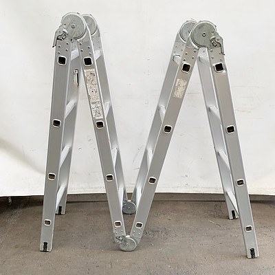 Bullet Aluminum Multi-Purpose Collapsible Ladder