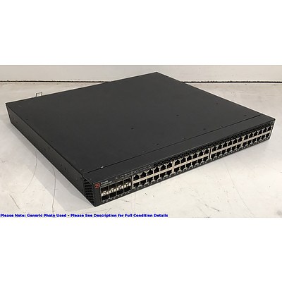 Brocade Ruckus (ICX 6610-48P-E) 48-Port Gigabit PoE+ Managed Ethernet Switch