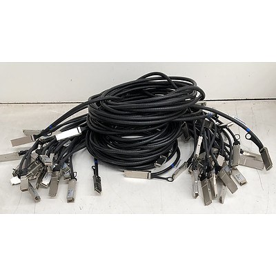 Bulk Lot of Brocade 4 x 10GE QSFP Passive Cables