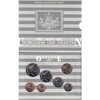 Australia: Uncirculated Mint Set 1987